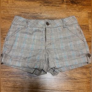 Limited Too Plaid Low-rise Shorts